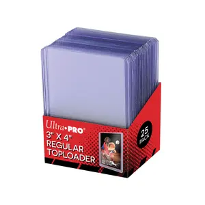 Ultra Pro 3" x 4" Clear Regular Toploader Sleeves (25ct)