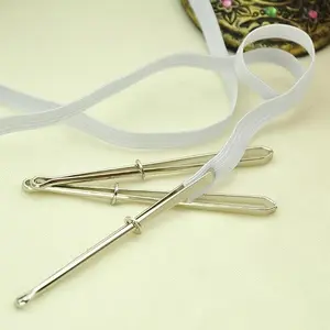 6pcs Elastic Band/rope Wearing Threading Guide, Forward Device Tool for Needle Sewing, Garment Accessory, DIY Crafting Essentials
