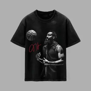 James Harden 'The Beard' [2Vers] For Cavs Nation Premium Washed Cotton T-Shirt (Made In US), J-Harden Hoop Fans Shirt, Game Day Outfits, Gift For Basketball Fans, The Land Basketball Graphic Tee