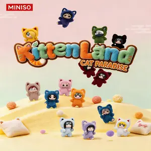 MINISO Naruto Shippuden Cat Paradise Series Collectible Figurine - Cute Stuffed Toy Gift for Anime Enthusiasts