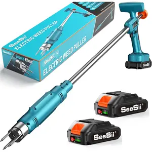 SeeSii Next-Gen Electric Stand Up Weed Puller Tool with 20000RPM High-Torque Motor, TD4000 Battery Powered Garden Weeder Total 4000mAh, 3-Claw Steel Head for Smooth Weeding,Gift for Garden Enthusiasts