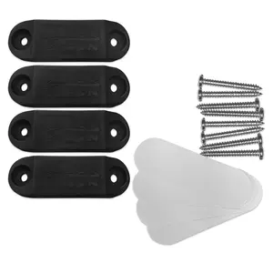 Black RV Trailer Magnetic Door Baggage Door Catch Camper - #1 Strongest - 2 Sets