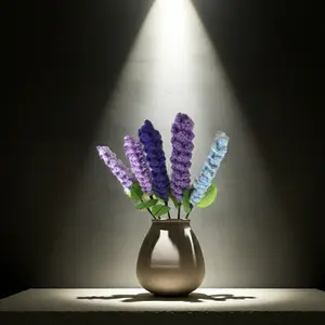 Everlasting Hand-Knitted crochet Lavenders