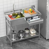 39" Sink with Right Drainboard