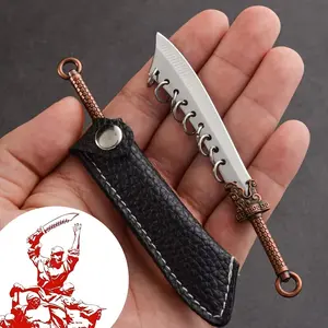 Mini Stainless Steel Keychain Knife Holder, Portable Multifunctional Pocket Knife, Durable & Convenient Everyday Carry Accessory, Keychain Tools