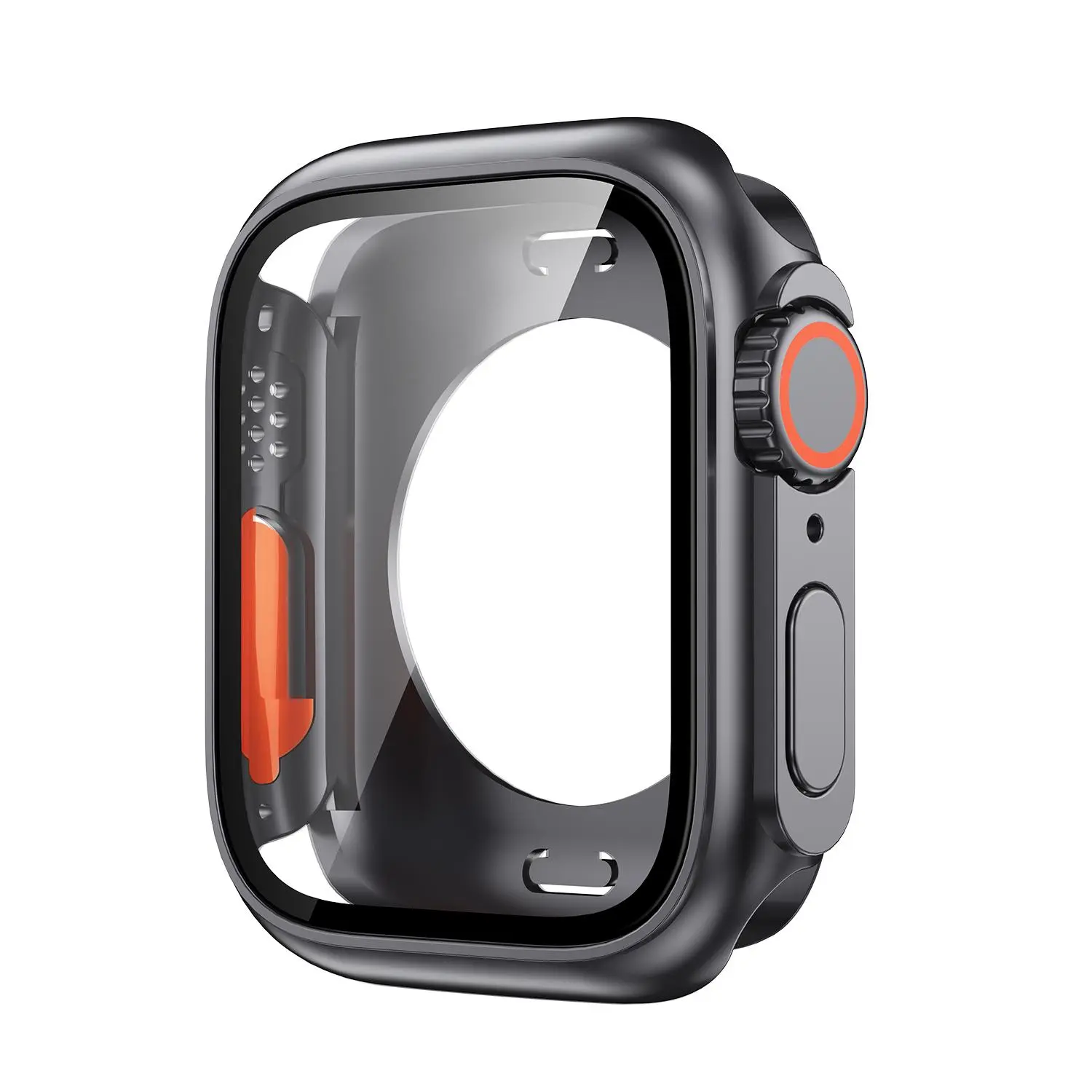 National Day Offers Full Coverage Protective Smart Watch Case, Full Coverage Smart Watch Protector for Apple Watch Series 40mm 41mm 44mm 45mm Watch Screen Cover Wearable Accessories Smartwatch Accessories