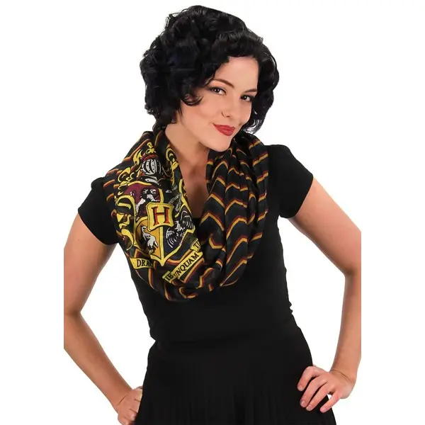 Harry Potter Hogwarts Crest Infinity Scarf