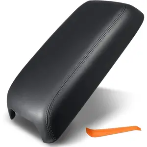Center Console Armrest Cover Lid Kit Replacement for 2011-2021 , Chrysler 300 Replaces OE# 1VT06DX9AH,1VT06DX9AG,1VT06DX9AF,1VT06DX9AE (Black)