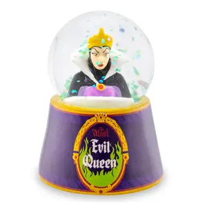 Disney Snow White Evil Queen "Mirror, Mirror" Mini Light-Up Snow Globe