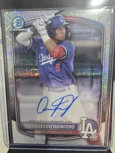 Eduardo Quintero #BMA-EQ 2025 Bowman Prospect Mega Autograph Collectible Item with Autograph Special Edition Sports Memorabilia