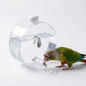 Transparent Hanging Automatic Bird Water Feeder, Large-Capacity Leak-Proof Self-Watering Bottle for Parrots, Easy-to-Clean Bird Cage Feeding Tool, Automatic Bird Feeder
