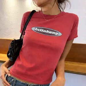 Surf Vintage Style Baby Tee, Beach Graphic Shirt, Ocean Aesthetic Top, Soft Cotton Casual Tee, Everyday Trendy Baby Tee