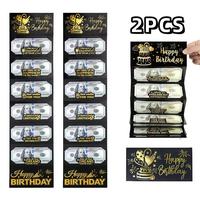 2 Pack-Black Birthday Cash
