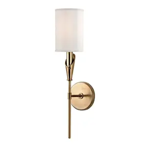 Tate Sconce - Elegant Mid-Century Inspired Lighting with Calla Lily Design and Soft Glow