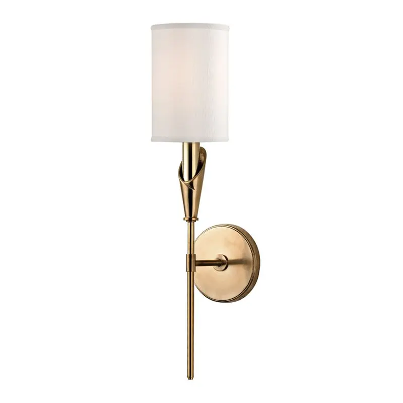Tate Sconce - Elegant Mid-Century Inspired Lighting with Calla Lily Design and Soft Glow