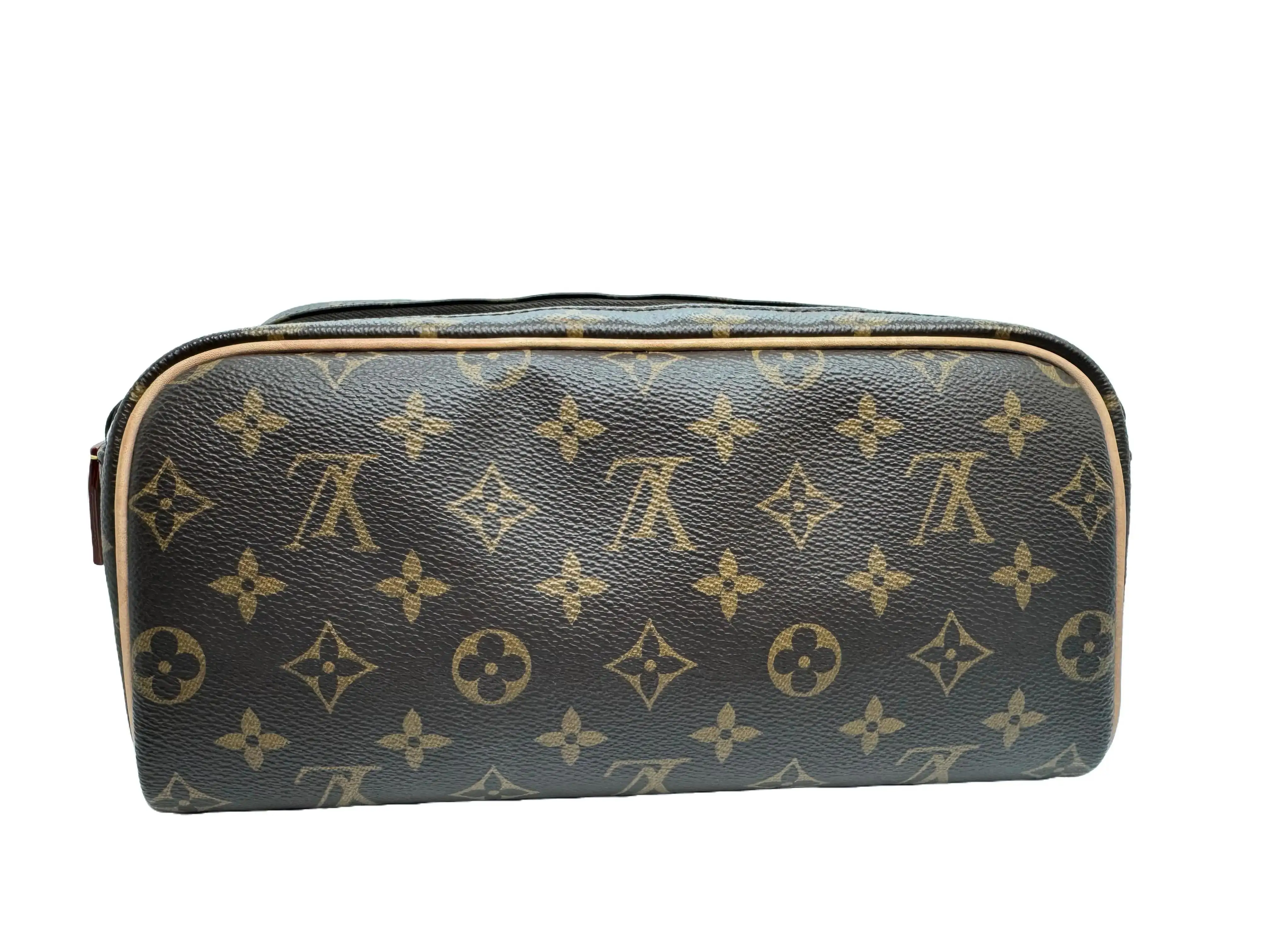 Pre-owned Louis Vuitton Leather Bag Accessories Monogram Dopp Kit Toilet Pouch