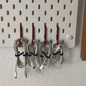 Storage Hooks Compatible with Skadis Pegboard Wall Mounted Storage Rack Suitable for Small Tools Keys and Daily Small Items Sturdy Durable Easy to Install Perfect for Garage Kitchen Bathroom Home and Office Storage Organization