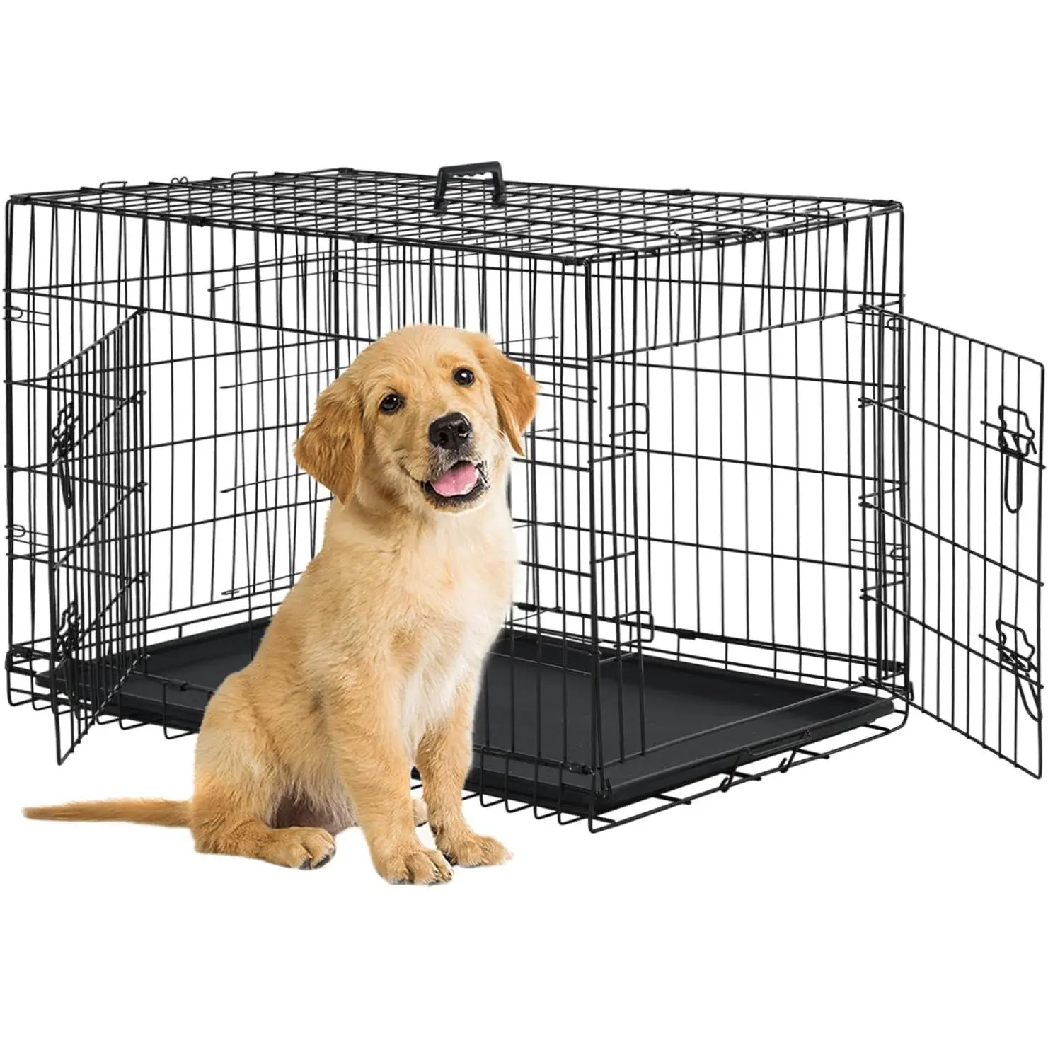 Dog Cage, Metal Wire 24 Inches