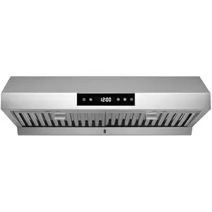 Range Hood 30 Inch - Under Cabinet Range Hood 30" Stainless Steel Kitchen Hood, Vent Hood 30 Inches, Stove Vent Hood for Kitchen, Vent Hoods 30 Inch with LED - Chef Series