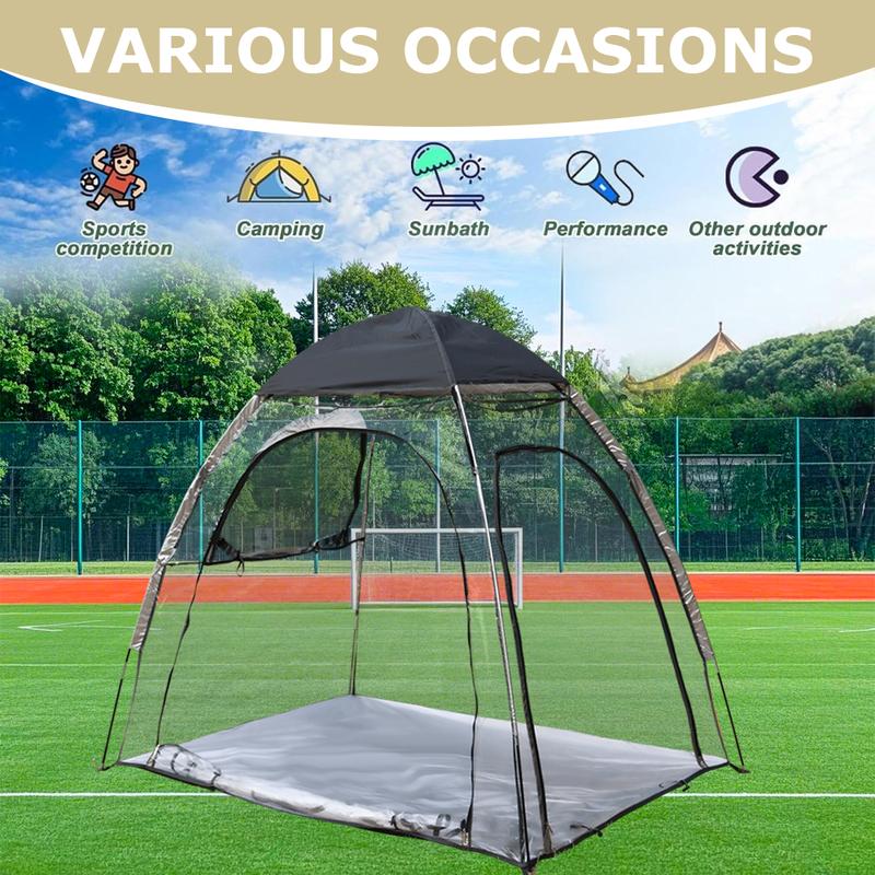 All-Weather Panoramic Bubble Tent: 360° View Instant Pop-Up Screen House with Carry Bag for Camping, Sports & Fishing