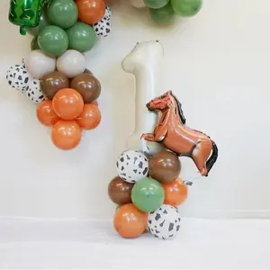 My First Rodeo Balloon Column | Wild West birthday party | Western Cowboy theme balloon