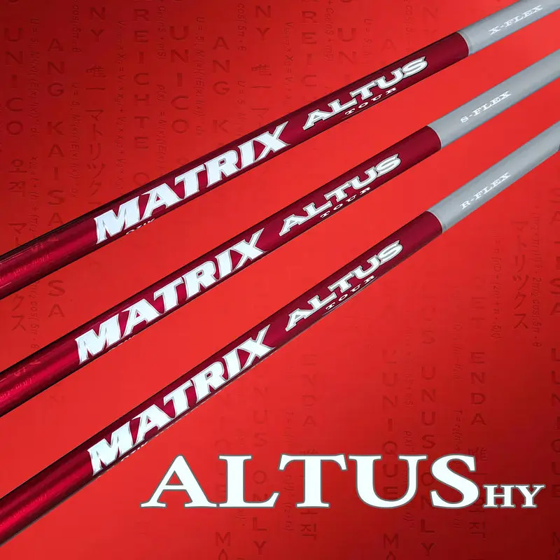 MATRIX ALTUS HY Series Hybrid Carbon Fiber Golf Shaft - Raw Uncut for Smooth Swing and Stable Stroke Performance, Advanced Production Technology, Carbon Fibre, Exquisite Technology, High Carbon Fiber