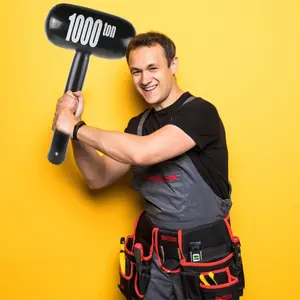 Giant Inflatable Hammer Prop, Ideal for Halloween/carnival/birthday Parties, Durable & Fun Decoration Accessory