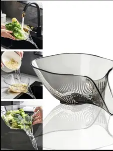 【Free Shipping 】Drain Basket with  Jumpstart Sale Spout, Kitchen Sink Strainer Drainage Basket Funnel for Food, Kitchen Supplies & Accessories Gadgets for Washing Vegetables & Fruits