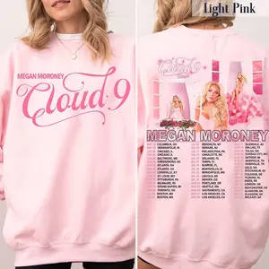 Megan Moroney Vingate 2 Sided Graphic Sweater Fleece Fabric Casual Sweatshirt Trendy Tops Perfect Gift