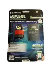 TrackSafe Padlock + DNA Theft Protection | No Subscription Anti-Theft System