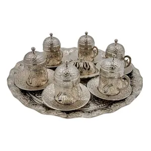 Silver Turkish Coffee set 24023