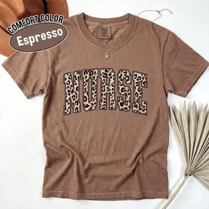 Comfort Colors Leopard Print Nurse Shirt, RN Life Tee, Retro Nurse Aesthetic Top, Cheetah Print Nurse Graphic T-Shirt, Nurse Appreciation Gift, Cute Nurse