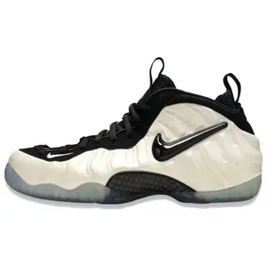 Nike Foamposite Pro Retro Basketball Shoes for Men - White Black 2025 Edition