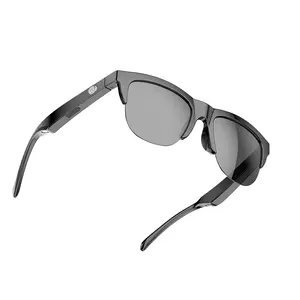 high-sensitivity GS6 Smart Glasses: Bluetooth Connectivity, Anti-Blue Light Protection, Built-in Earbuds, and Microphone for Music, Calls, and Eye Strain Relief microphone speaker