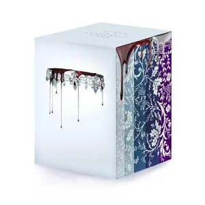 Red Queen 10th Anniversary Deluxe 5-book Box Set with stenciled edges: Red Queen, Glass Sword, King's Cage, War Storm, Broken Throne by Victoria Aveyard [Multiple-component retail product]
