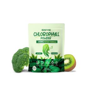 SWIYIE-Chlorophyll Stick Packs: Remove bad breath Vegetarian Detox and Digestive Support, Gut and Skin Health, Natural Energy Booster 30Packets