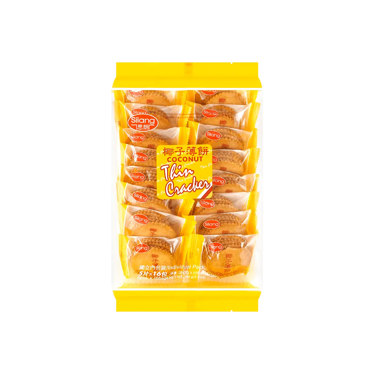 SILANG Coconut Crispy Crackers 264g - Authentic Filipino Snack, Sweet & Savory Biscuits SILANG Coconut Crispy Crackers 264g - Authentic Filipino Snack, Sweet & Savory Biscuits