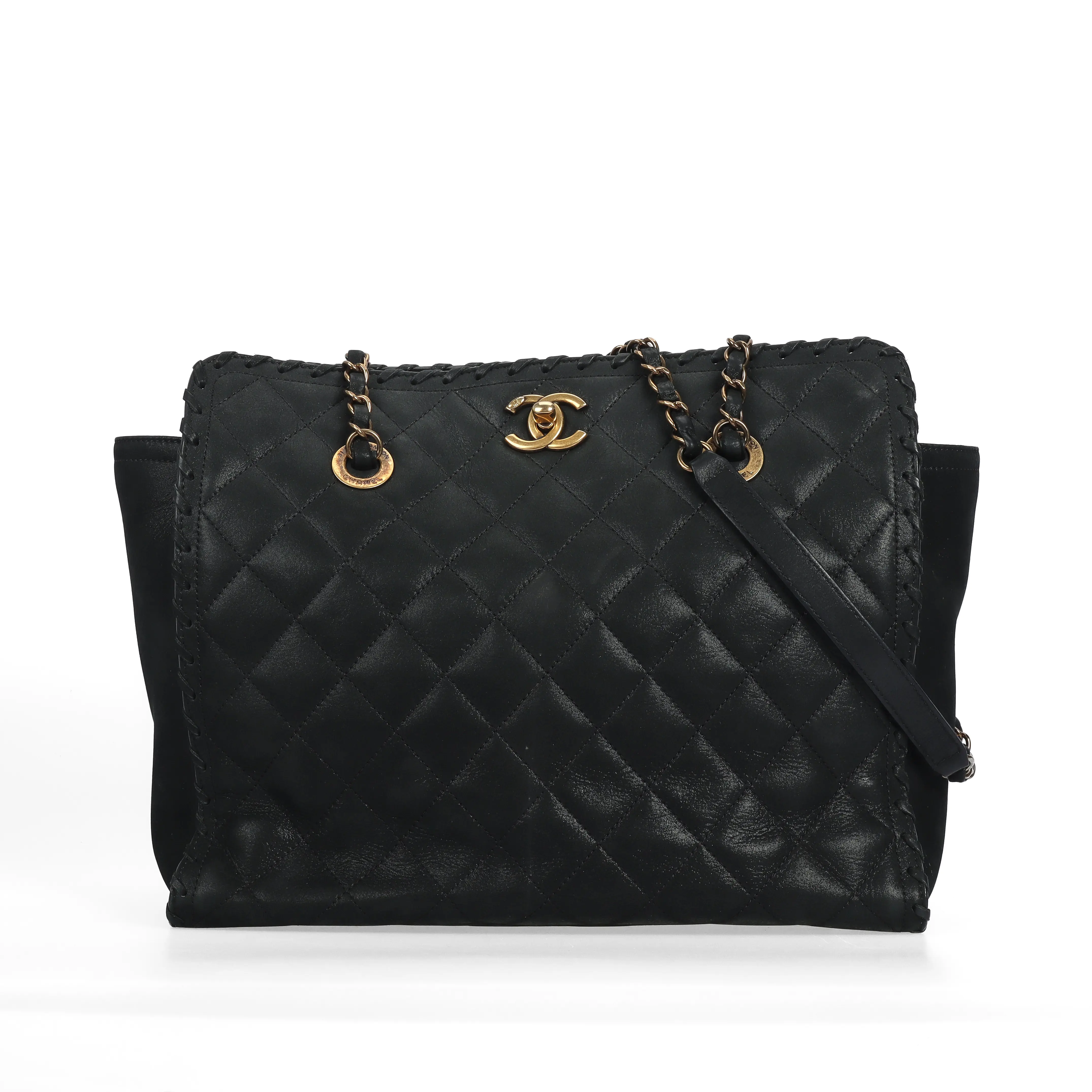 Pre-owned CHANEL Leather Shoulder Bags Classic Black 38379094