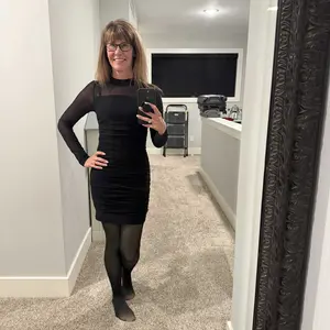 OYS Women's Sexy Long Sleeve Mock Neck Mesh Sheer Ruched Bodycon Mini Cocktail Party Club Dresses