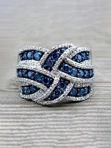 1 PC Luxury Cubic Zirconia Ring For Women For Wedding Engagement Party Jewelry Valentine's Day Gift Wedding Rings