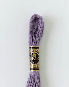 DMC Embroidery Stranded Thread - Six-Strand Embroidery Floss - 28 - Lavender Gray