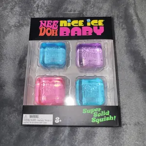 NeeDoh Nice Ice Baby 4 pack, Nee Doh Mini Nice Cube NeeDoh Nice Ice Baby 4 pack, Nee Doh Mini Nice Cube