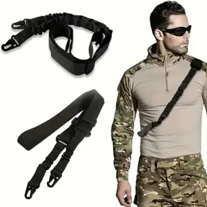 Tactical Waist Belt & Strap,  1 Count  Durable and Adjustable Active Design, Multi-functional Tactical Sling for Water Ballistic Guns, Outdoor Accessories