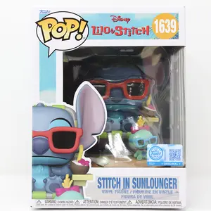 Funko Pop! Lilo & Stitch: Stitch in Sunlounger #1639 Entertainment Earth Exclusive
