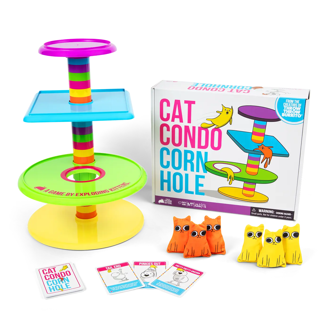Cat Condo Cornhole Dedicated Deck Card Game - Hilarious Fast-Paced Toss Activity for Families - Indoor & Outdoor Game Night Play Cat Condo Cornhole Dedicated Deck Card Game - Hilarious Fast-Paced Toss Activity for Families - Indoor & Outdoor Game Night Play