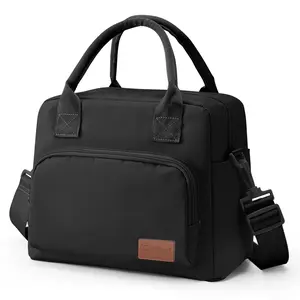 Nifogo Lunch bag for Men Women Adults Small for Office Work Picnic - Reusable Portable Lunchbag, Black #Summer vibes #Outdoor fun
