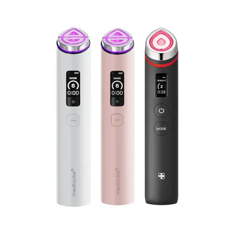 [Official Medicube Partner] Age R Booster Pro (Original/X2) - Real Glass Glow Beauty Massager for Clear Radiant Firmer-Looking Skin with Enhanced Absorption Radiance Elasticity Pore Care