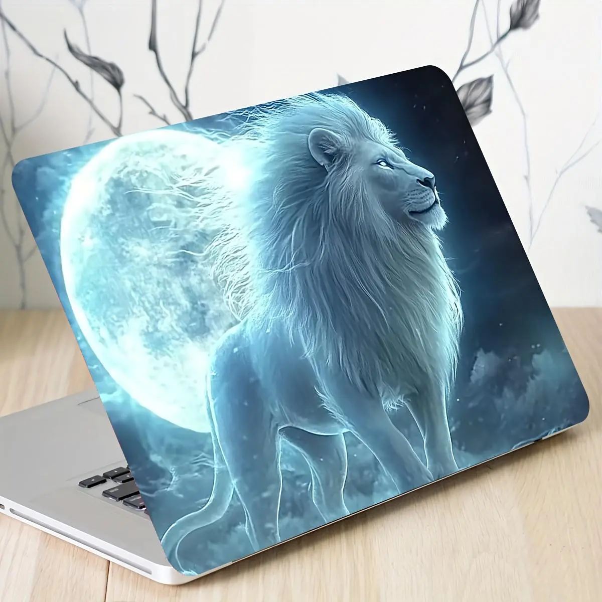 Lion Pattern Laptop Skin, Waterproof & Scratch-proof Laptop Sticker, Self-adhesive Laptop Skin for Notebook, Car, Helmet, Motorcycle, Refrigerator