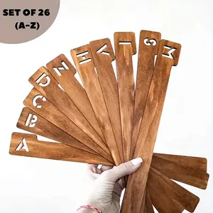 26pcs Home Wood Decoration Creative Hollow Out Design Vinyl Record Divider