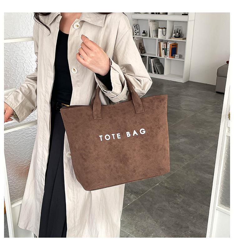 New Large Capacity Tote Bag for Women | Chic Minimalist Luxury Handbag | Trendy Commuter Work Bag | Versatile Everyday Shoulder & Top Handle Purse | Stylish Must-Have